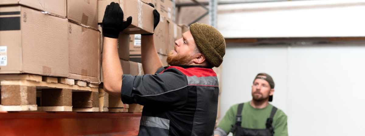 uso de equipos adecuados para la manipulación de mercancías